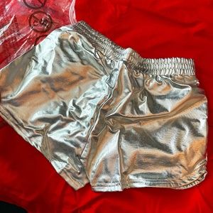 Silver Costume Shorts